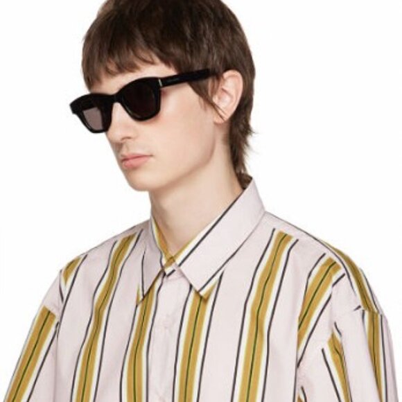 🕶️ New Saint Laurent SL592 001 Sunglasses - Black Frame, Black Lenses - Picture 9 of 12